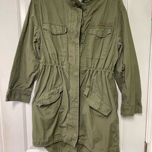 Olive Green GAP Women's Utility Jacket